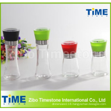 ABS Lid Glass Bottle Pepper Grinder Mill (TM918)